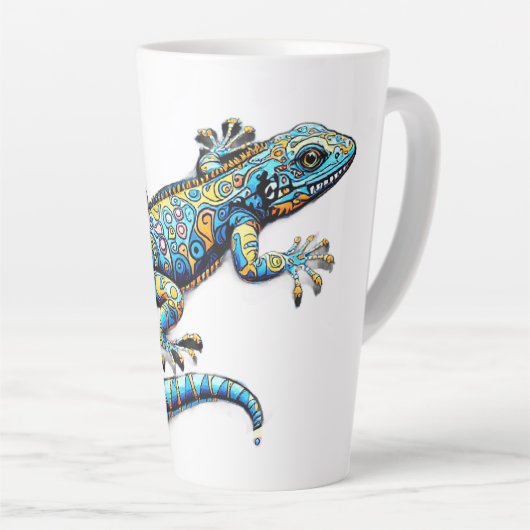 Funky Gecko Design  Latte Mok (Rechterhoek)