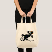 Funky Gecko - Lizard Lover Gifts Tote Bag (Voorkant (product))