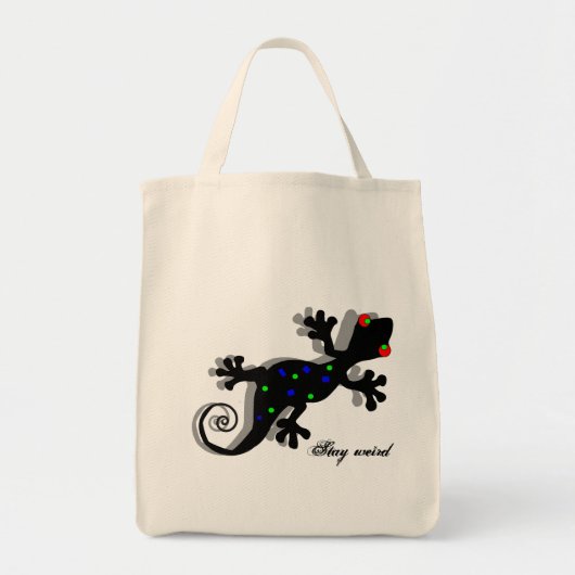 Funky Gecko - Lizard Lover Gifts Tote Bag (Voorkant)