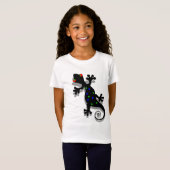 Funky Gecko T-shirt voor kinderen (Voorkant volledig)