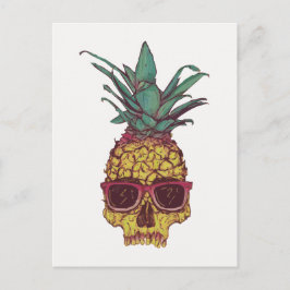 Funky Geek Cool Pineappel Punk Briefkaart