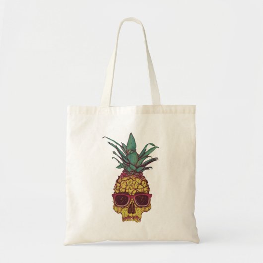 Funky Geek Cool Pineappel Punk Tote Bag (Voorkant)