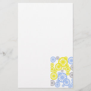 Funky Gelukkig Wiel Cirkel Patroon Product Briefpapier