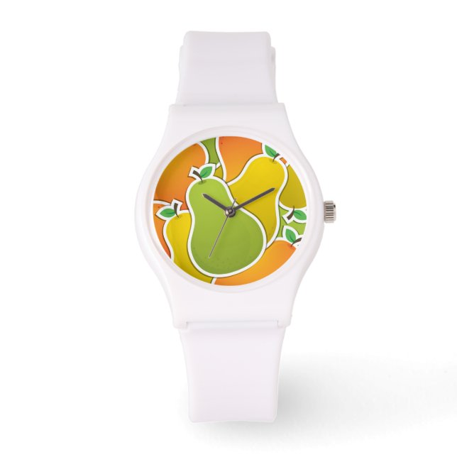 Funky gemengde peren horloge (Voorkant)