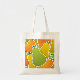 Funky gemengde peren tote bag