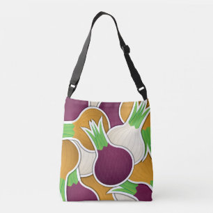 Funky gemengde uien crossbody tas