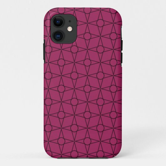 Funky Geometric BT iPhone 5 Hoesje, Roze Case-Mate iPhone Case (Achterkant)