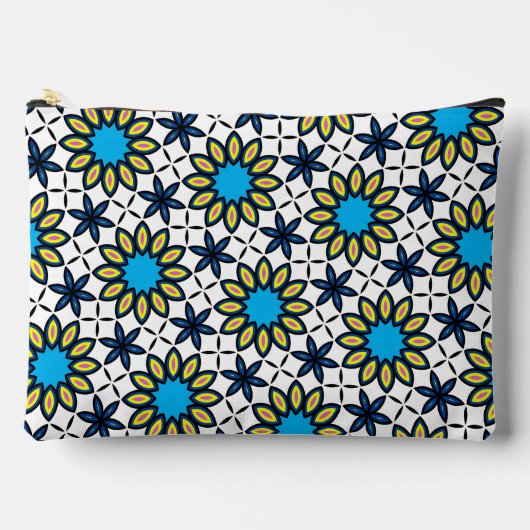 Funky Geometrisch Daisy Patroon Etui (Voorkant)