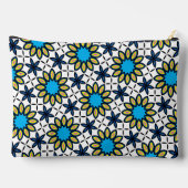Funky Geometrisch Daisy Patroon Etui (Achterkant)