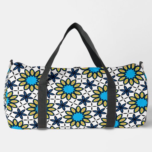 Funky Geometrisch Daisy Patroon Plunjezak (Voorkant)
