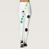 Funky Geometrische Abstracte Kunst Onverschrokken Leggings (Achterkant)