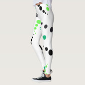 Funky Geometrische Abstracte Kunst Onverschrokken Leggings (Links)
