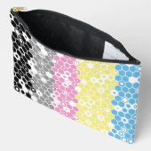 Funky Geometrische Mod Abstracte Polygender Pride Etui (Open)