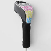 Funky Geometrische Mod Abstracte Polygender Pride  Golfheadcover (Schuin)