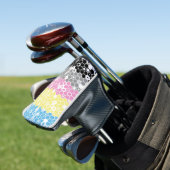 Funky Geometrische Mod Abstracte Polygender Pride Golfheadcover (Insitu)