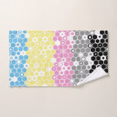 Funky Geometrische Mod Abstracte Polygender Pride Handdoek (Handdoek)
