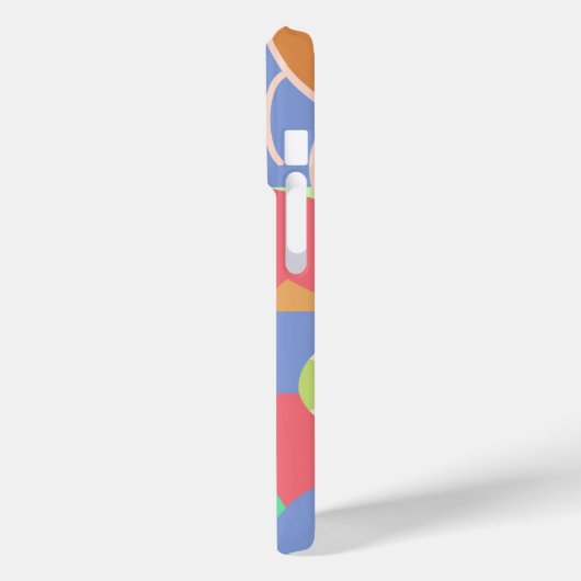 Funky geometrische patronen veelkleurig Case-Mate iPhone case (Achterkant / Links)