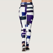 Funky Geometry Abstracte Art Fearless Leggings (Achterkant)