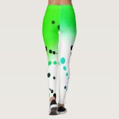 Funky Geometry Abstracte Art Fearless Leggings (Achterkant)