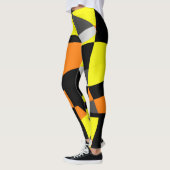 Funky Geometry Abstracte Art Sport Leggings (Links)