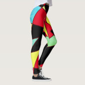 Funky Geometry Abstracte Art Sport Leggings (Rechts)