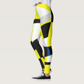Funky Geometry Abstracte Art Sport Leggings (Links)