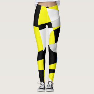 Funky Geometry Abstracte Art Sport Leggings