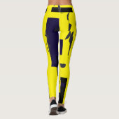 Funky Geometry Abstracte Art Sport Winner Leggings (Achterkant)