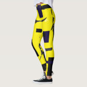 Funky Geometry Abstracte Art Sport Winner Leggings