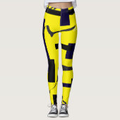 Funky Geometry Abstracte Art Sport Winner Leggings