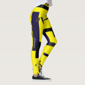 Funky Geometry Abstracte Art Sport Winner Leggings (Rechts)