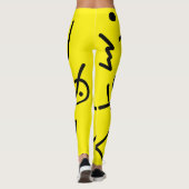Funky Geometry Abstracte Art Sport Winner Leggings (Achterkant)