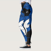 Funky Geometry Abstracte Art Sport Winner Leggings (Links)