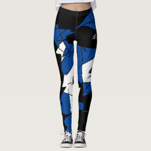 Funky Geometry Abstracte Art Sport Winner Leggings