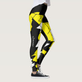 Funky Geometry Abstracte Art Sport Winner Leggings (Rechts)
