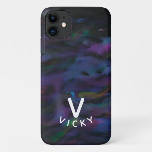 Funky gepersonaliseerde abstracte gladde waterkleu Case-Mate iPhone case