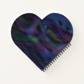 Funky gepersonaliseerde abstracte gladde waterkleu notitieboek (Achterkant)