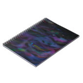 Funky gepersonaliseerde abstracte gladde waterkleu notitieboek (Linkerzijde)