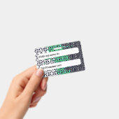 Funky Gepixeliseerde Aanpasbare Neutrois Pride Vla Badge (Handheld)
