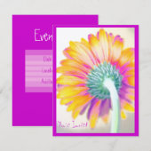 Funky Gerbera Kaart (Voorkant / Achterkant)
