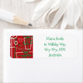 Funky geschenkdoos etiket (Insitu)