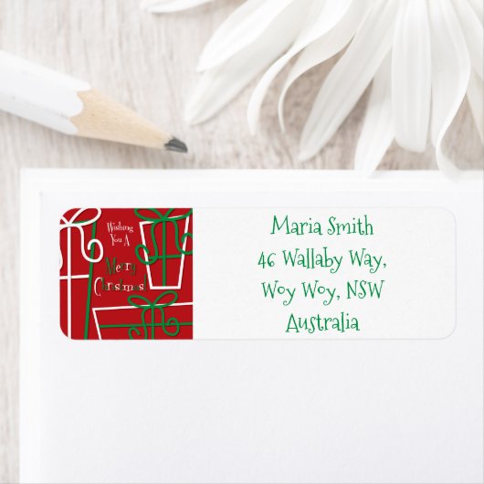 Funky geschenkdoos etiket (Insitu)