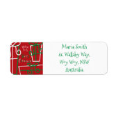 Funky geschenkdoos etiket (Voorkant)