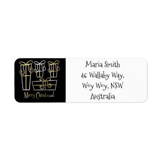 Funky geschenkdoos etiket (Voorkant)