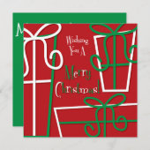 Funky geschenkdoos kaart (Voorkant / Achterkant)