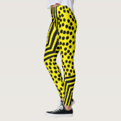 Funky gestippelde streepjes in dikke legging (Links)