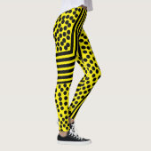 Funky gestippelde streepjes in dikke legging (Rechts)