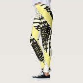 Funky gestippelde streepjes in vette legging (Links)