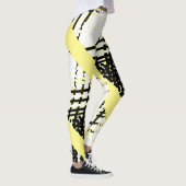 Funky gestippelde streepjes in vette legging (Rechts)