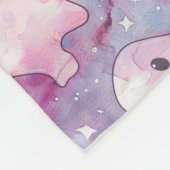 Funky Ghosts Kleurrijke Halloween Fleece Deken (Hoek)